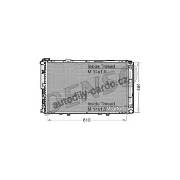 Chladič motoru Chladič motoru DENSO (DE DRM17039)