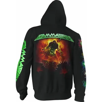 Pánská mikina mikina s kapucí pánské Gamma Ray - 30 Years Green Logo - ART WORX - 712209-001 - S