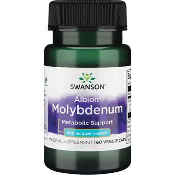 Recenze Swanson Albion Molybden 400 mcg 60 cps.