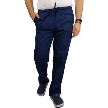 Pánské lékařské kalhoty CLINIC tmavě modrá (4XL)