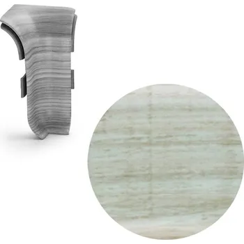 soklová lišta NOVÁK Vnitřní roh k soklové liště PVC dub Country 56x23 flexibilní NGOUF2