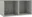 vidaXL Úložný box na LP desky 71 x 34 x 36 cm, betonově šedý