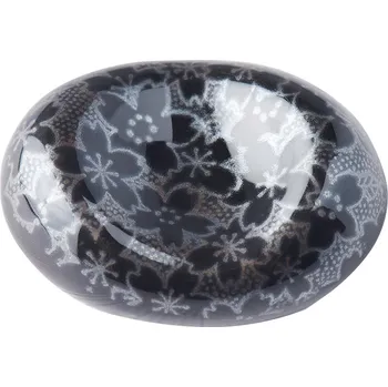 Jídelní hůlka Oblázek na odložení jídelních hůlek Black Sakura MIJ