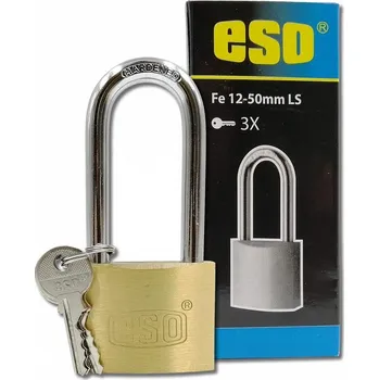 Visací zámek Visací zámek 9250 ALS Ms 50 dl.oko 8/61 ESO 3kl. (Visací zámky na klíč)