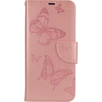 Pouzdro na mobilní telefon TopQ pro Samsung Galaxy A22 Butterfly světle růžové