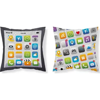 Dekorativní polštářek DETEXPOL Povlak na polštářek Telefon Polyester, 40/40 cm