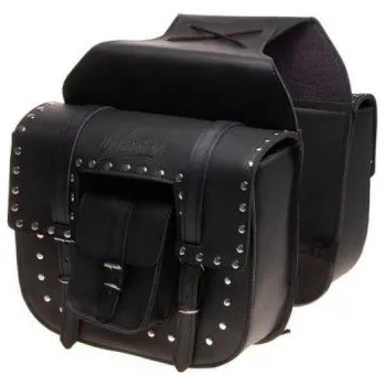 Zavazadlo na motocykl Boční kožené brašny pro motocykly Sunway SW-11