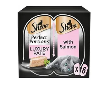 Krmivo pro kočku Sheba Perfect Portions s lososem 3x 75 g