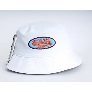 Klobouk Klobouk Von Dutch Phoenix Bucket Cotton Twill White