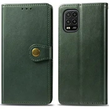 Pouzdro na tablet VSECHNONAMOBIL 26986 LEATHER BUCKLE Peňaženkový obal Xiaomi Mi 10 Lite zelený