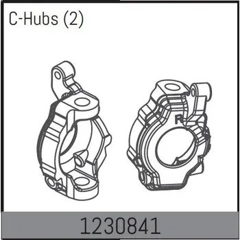 RC náhradní díl 1230841 - C-Hubs Set L/R with Inserts Absima - RC_106835