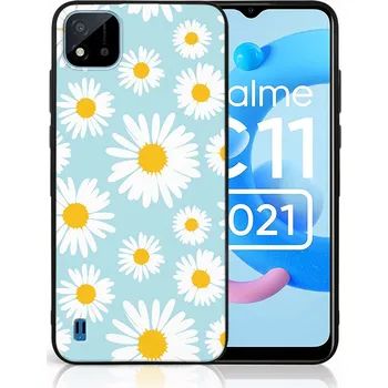 Pouzdro na tablet VSECHNONAMOBIL 44830 MY ART Silikonový obal Realme C11 2021 CAMOMILE (124)