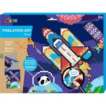 kreativní sada Pixelový obrázek MAXI Vesmír