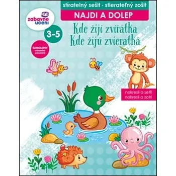 Dětské zboží Kde žijí zvířátka Najdi a dolep