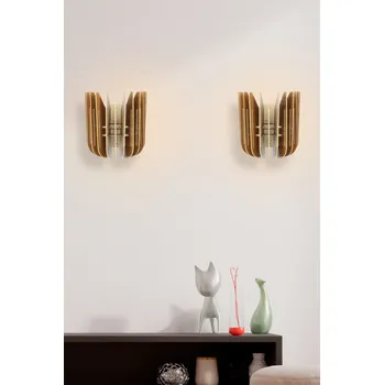 Nástěnné svítidlo ASIR Nástěnné svítidlo 210-LK2 ořech