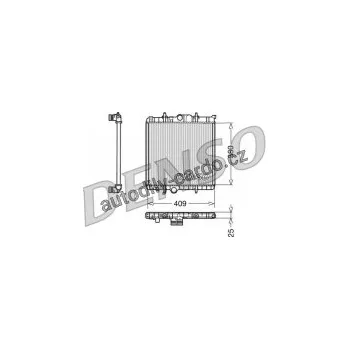 Chladič motoru Chladič motoru DENSO (DE DRM21025)