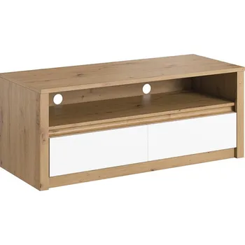 Televizní stolek MALTA b | TV stolek RTV | 130 cm | dub artisan / bílá
