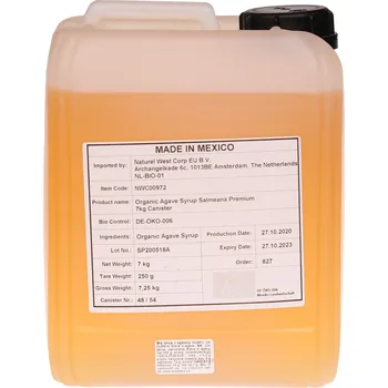 Sladidlo bio nebio BIO sirup světlý 5 l agáve