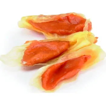 Pamlsek pro psa CAMON OUŠKO S PŘÍCHUTÍ KRÁLÍK+KUŘE 7 cm 80 g