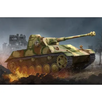 Plastikový model Hobby Boss 1/35 German Pz.Kpfw.III/IV auf Einheitsfahrgestell (Small Turret)