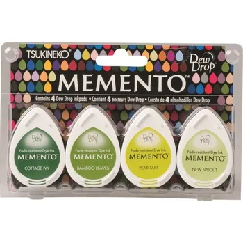 D.A. Memento Dew Drop sada zelená (4ks)