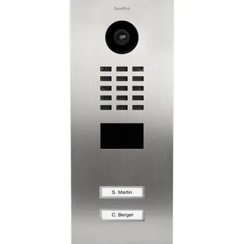 Domovní zvonek DoorBird D2102V LAN domovní IP/video telefon venkovní jednotka, Nerezová ocel V2A (s práškovým nástřikem), 423870666