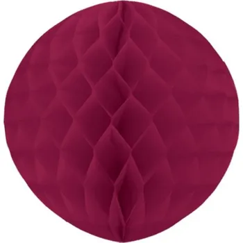 Karnevalový doplněk GoDan Dekorativní koule rozkládací, bordo 30cm, 1ks