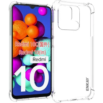 Pouzdro na mobilní telefon ENKAY 44652 ENKAY AIRBAG Extra odolný kryt Xiaomi Redmi 10C průhledný