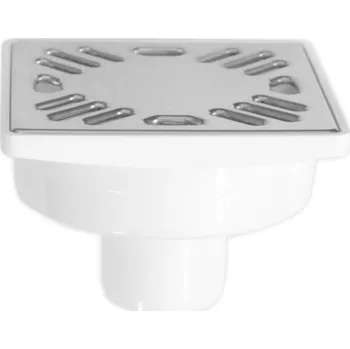 podlahová vpusť Bruckner 183.053.0 DN40 přímá s mřížkou 103 x 103 mm nerez