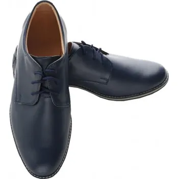 Chlapecké polobotky Chlapecké společenské boty B21 modré