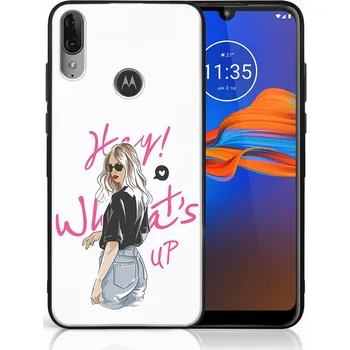 Pouzdro na tablet VSECHNONAMOBIL 45290 MY ART Silikonový obal Motorola Moto E6 Plus WHATSUP (132)
