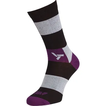 Pánské ponožky Cyklo ponožky Silvini Bardiga UA1642 black-white-violet Velikost: 42-44