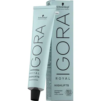 Barva na vlasy Schwarzkopf Professional Igora Royal Highlifts permanentní blond barva pro maximální zesvětlení 60 ml, 12-49 Special Blonde Beige Violet