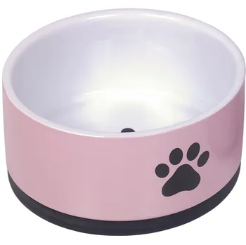 Miska pro psa Nobby Paw růžová 17 x 8 cm/1,1 l