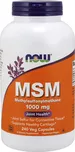 Now Foods MSM 1000 mg 240 cps.