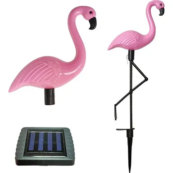 Venkovní osvětlení Zahradní solární světlo Plameňák