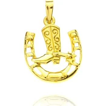 Přívěsek Kovbojská bota s podkovou