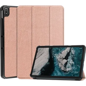 Pouzdro na tablet VSECHNONAMOBIL 37561 LEATHER Zaklápěcí obal Nokia T20 růžový