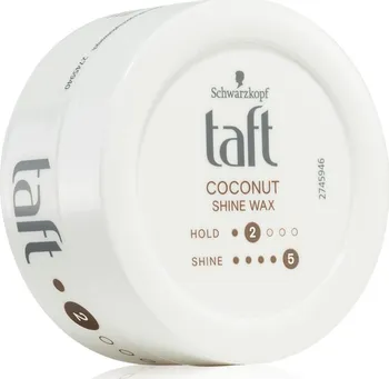 Stylingový přípravek Schwarzkopf Professional Taft Shine Wax kokosový vosk pro lesklé vlasy 75 ml