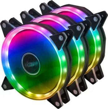 PC ventilátor AKASA sada 3x 120mm LED ventilátor VEGAS AR7 AK-FN107