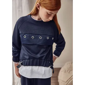 Dívčí mikina Dívčí tepláková mikina Mayoral 7424 Velikost: 18 let (167 cm)