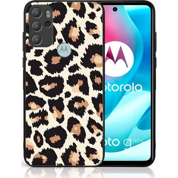 Selfie tyč VSECHNONAMOBIL 41760 MY ART Silikonový obal Motorola Moto G60s LEOPARD (047)