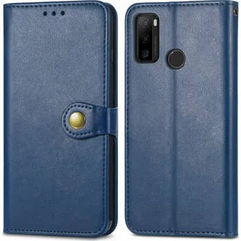 Příslušenství pro tablet VSECHNONAMOBIL 38122 LEATHER BUCKLE Peněženkový obal Ulefone Note 10 modrý