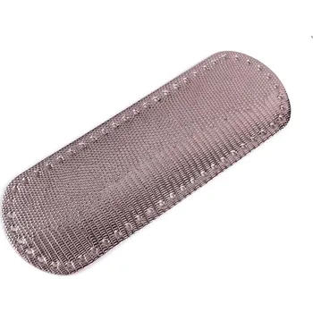 Kabelka Dno na kabelku metalické 30 cm x 10 cm, stříbrná hnědá