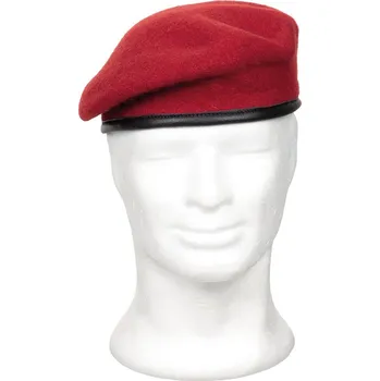 Pokrývka hlavy MFH baret COMMANDO korálově ČERVENÝ vel.59