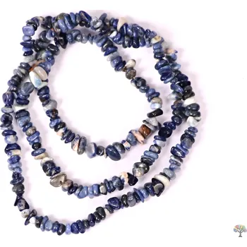 Náhrdelník Magieprirody.cz Náhrdelník sekaný dlouhý - Sodalit - tromlovaný #41 - z přírodních kamenů