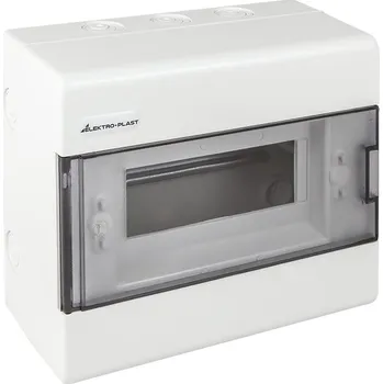 Rozvaděč ELEKTRO-PLAST OPATÓWEK Modulární rozváděč 1x8 exponovaný (N+PE) IP40 SRn-8