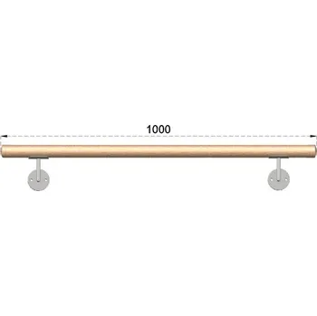 Zábradlí HK Zábradlí Madlo dřevěné D42xL1000 KN1D-2
