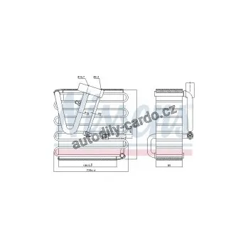 Chladič motoru Výparník NISSENS 92022
