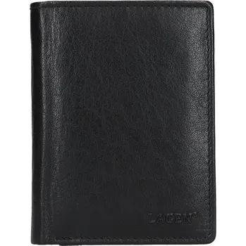 Peněženka Pánská kožená peněženka Lagen Liam - černá